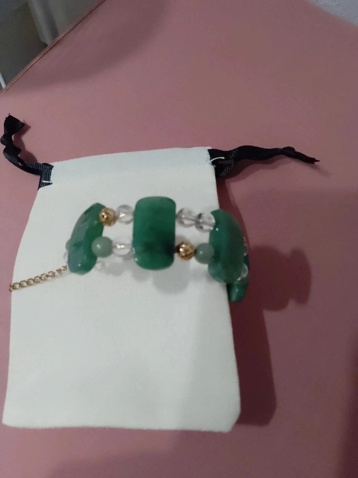 Pulseira de aventurina e cristal de rocha – photo 5